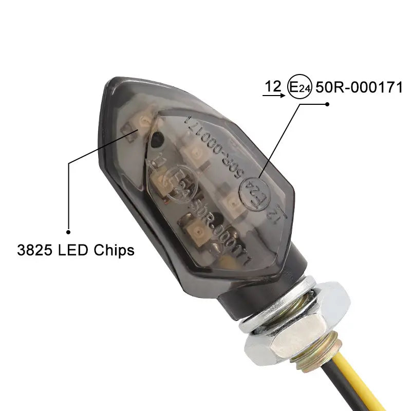 Universal LED Blinker mit E-Nummer(4)